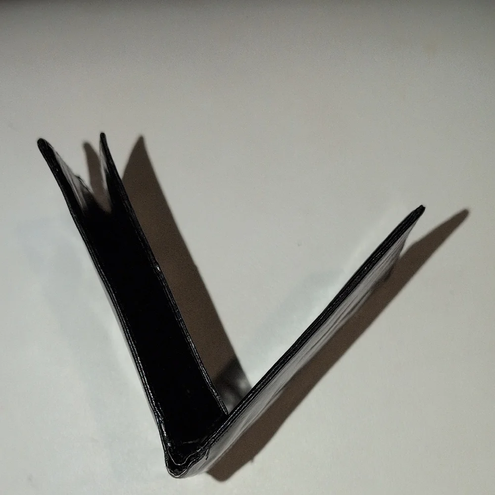 Black Eel  Leather Wallet
